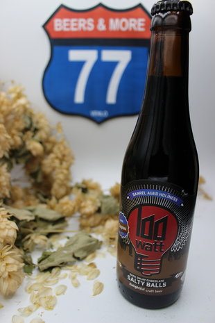 100 Watt Brewery 100 Watt Brewery Suck On My Choclate Salty Bals BA Stout Fles 33 cl  11,00%