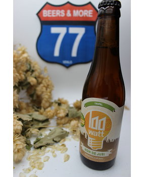 100 Watt Brewery 100 Watt Brewery Non de Jus Tripel Fles 33 cl  8,80%
