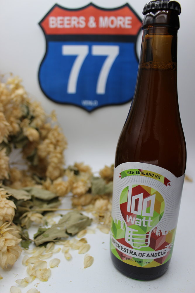 100 Watt Brewery 100 Watt Brewery Orchestra Of Angels NEIPA Fles 33 cl  6,30%