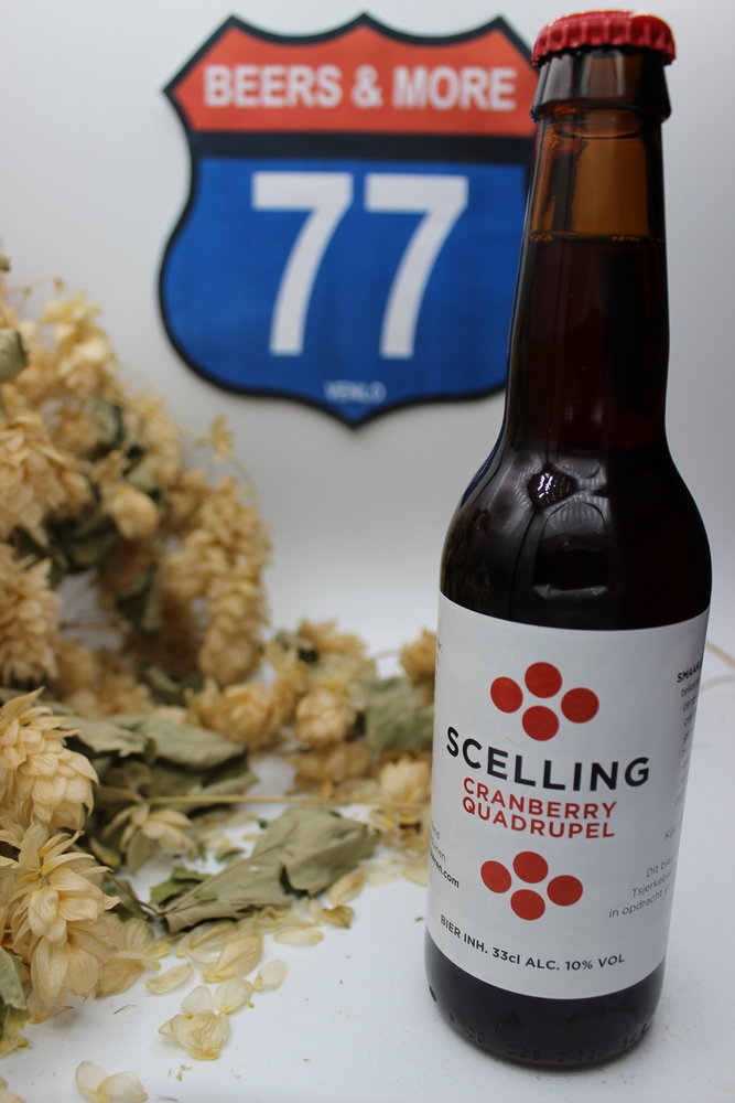 Tsjerkebier Tsjerkebier Cranberry Quadrupel fles 33 cl  10,00%