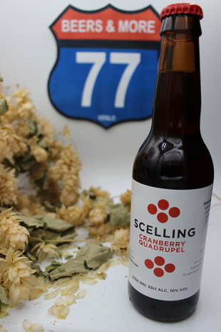 Tsjerkebier Tsjerkebier Cranberry Quadrupel fles 33 cl  10,00%