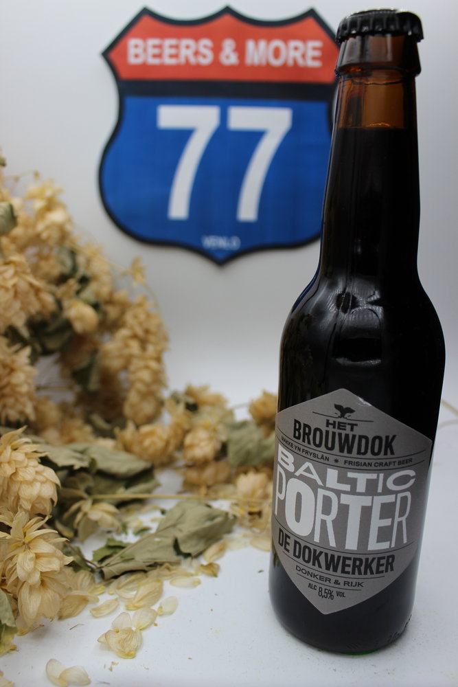 Het Brouwdok Het Brouwdok De Dokwerker Baltic Porter fles 33 cl  8,50%