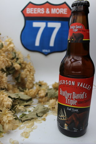 Anderson Valley Brewing Company Anderson Valley Brewing Company David's Triple Fles 35,5 cl  10,00%