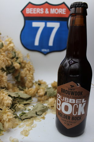 Het Brouwdok Het Brouwdok Bolder Bock Dubbel Bock fles 33 cl  7,50%