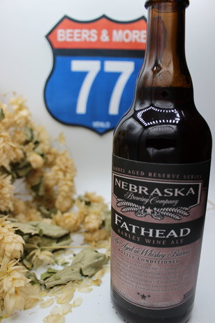 Nebraska Brewing Company Nebraska Brewing Company  Fathead Barley Wine Fles 50 cl  12,10%