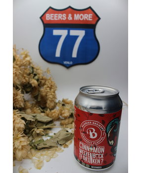 Baxbier Brewery Baxbier Brewery Cinnamon Weizenbock Blik 33cl  7,00%