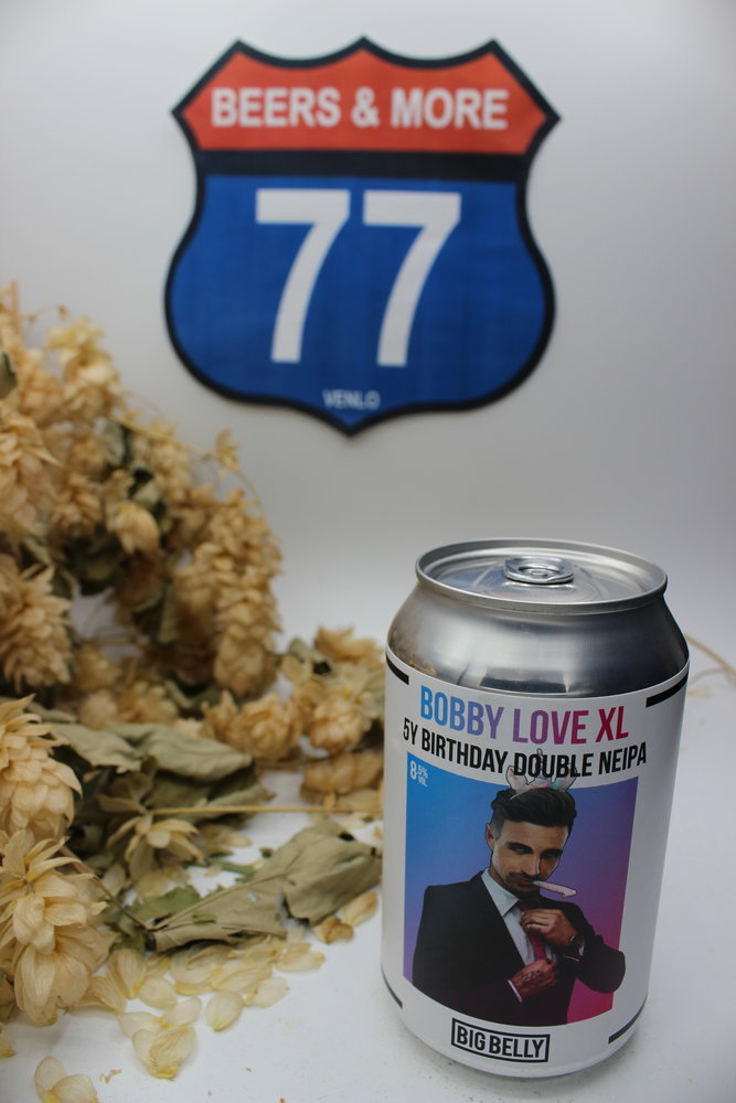 Big Belly Big Belly Bobby Love  XL IPA Fles 33 cl  8,50%