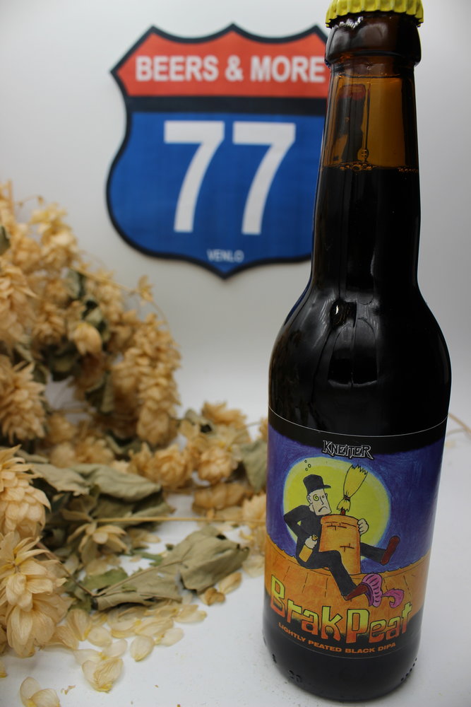 Brouwerij De Kneiter Brouwerij De Kneiter BrakPeat Black Dipa Fles 33 cl  8,30%