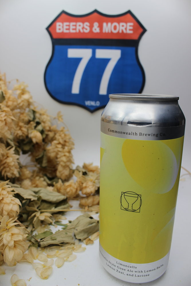 Commonwealth Brewing Company Commonwealth Brewing Company Limoncello Goose Blik 47.3 cl  3,90%