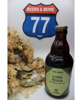 Brouwerij Alvinne Brouwerij Alvinne Cuvee Anna Dark Sour Ale Fles 33 cl  6,50%
