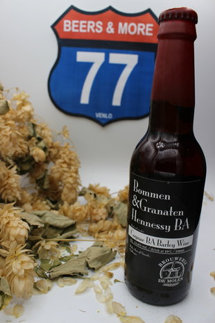 De Molen De Molen Bommen & Granaten Hennessy BA Barley Wine Fles 33 cl  13,60%