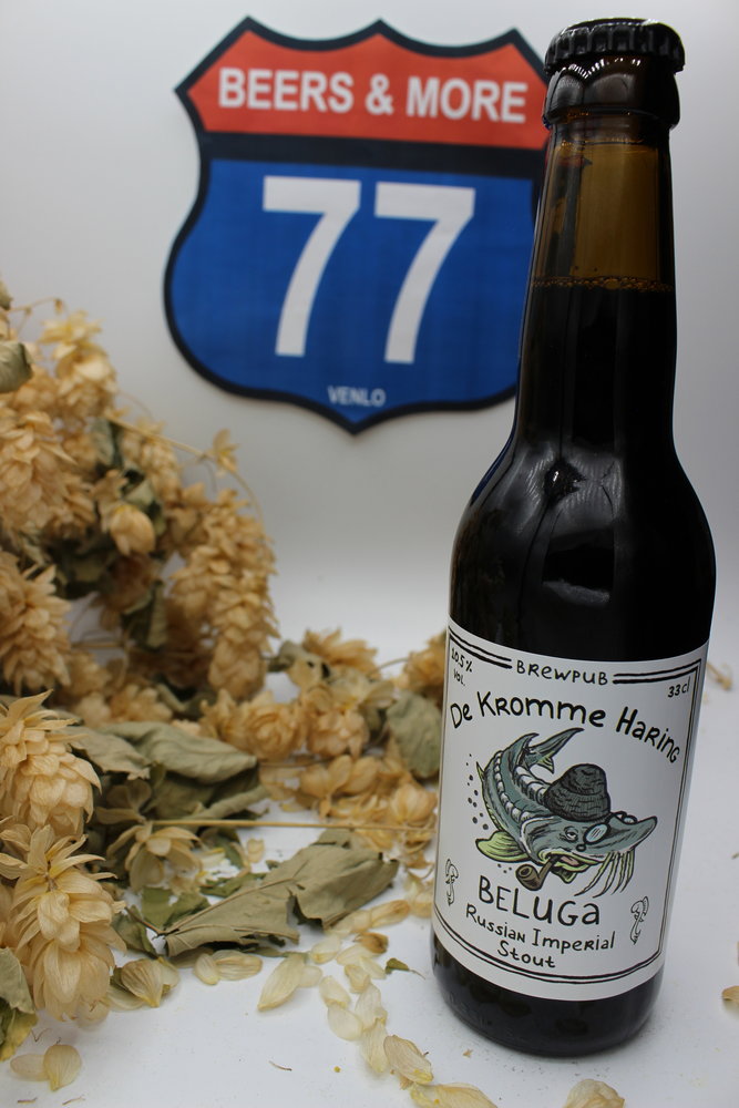 Brouwerij de Kromme Haring Brouwerij De Kromme Haring Beluga Stout Fles 33 cl  10,50%