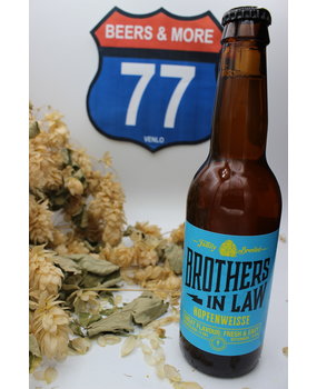 Brothers in Law Brothers in Law Hopfenweisse Fles 33 cl  6,00% Brothers in Law Brothers in Law Hopfenweisse Fles 33 cl  6,00%