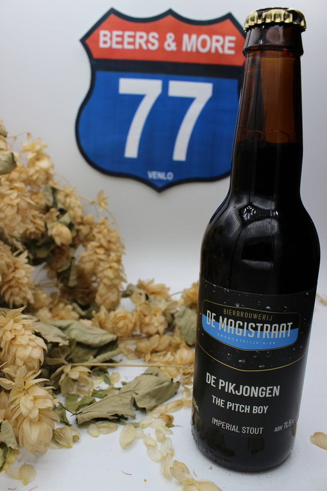 Bierbrouwerij De Magistraat De Magistraat De Pikjongen Stout fles 33 cl  11,50% Bierbrouwerij De Magistraat De Magistraat De Pikjongen Stout fles 33 cl  11,50%