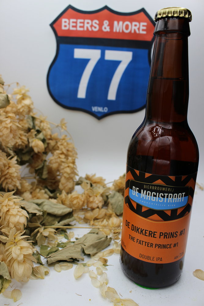 Bierbrouwerij De Magistraat De Magistraat De Dikkere Prins #1 Double IPA fles 33 cl  7,90%