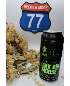 Fierce Beer Fierce Beer Very Big Moose Stout Blik 44 cl 12,00% Fierce Beer Fierce Beer Very Big Moose Stout Blik 44 cl 12,00%