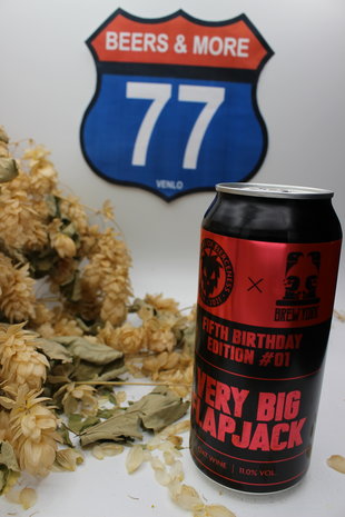 Fierce Beer Fierce Beer Very Big Flapjack Oat Wine Blik 44 cl 11,00%