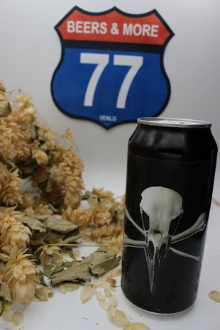 Raven Bone Hill Raven Bone Hill Jolly Roger Black IPA Blik 44 cl 6,66%