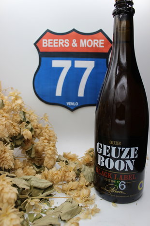 Brouwerij Boon Brouwerij Boon Oude Geuze Boon Black Label No.6 fles 75cl  7,00%