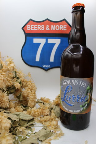 Stadsbroewerie Remunj Lurrie Remunjs IPA fles 75 cl  6,50%