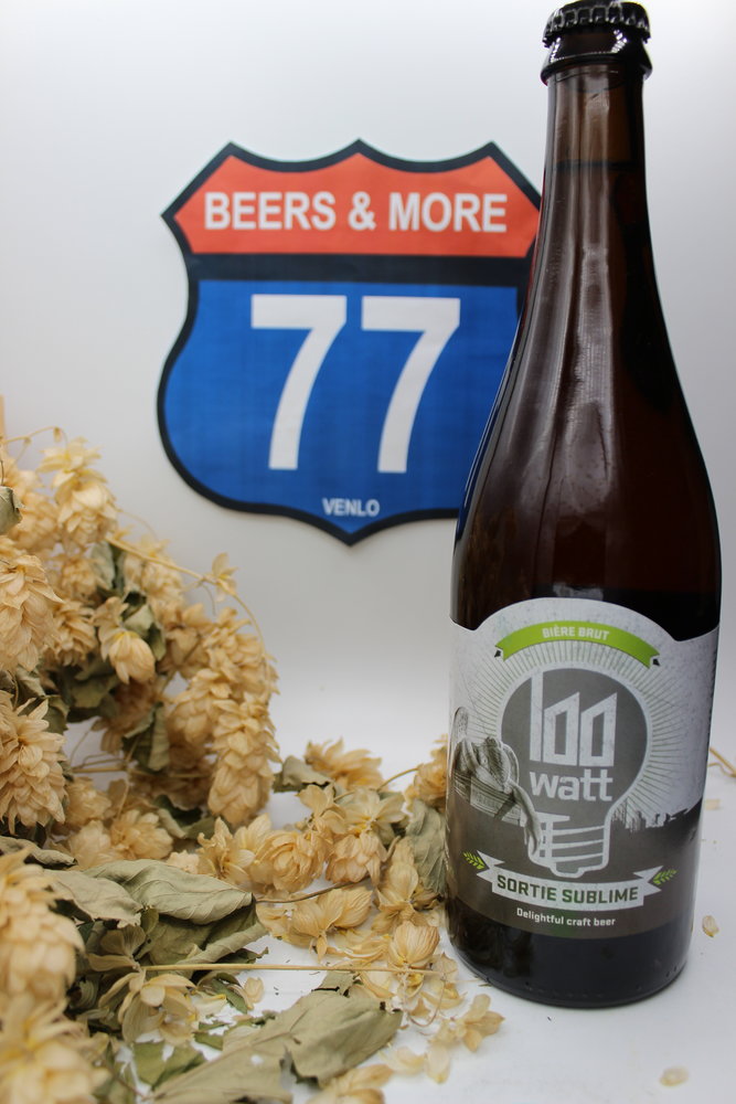 100 Watt Brewery 100 Watt Brewery Sortie Sublime  Fles 75 cl  12,00%