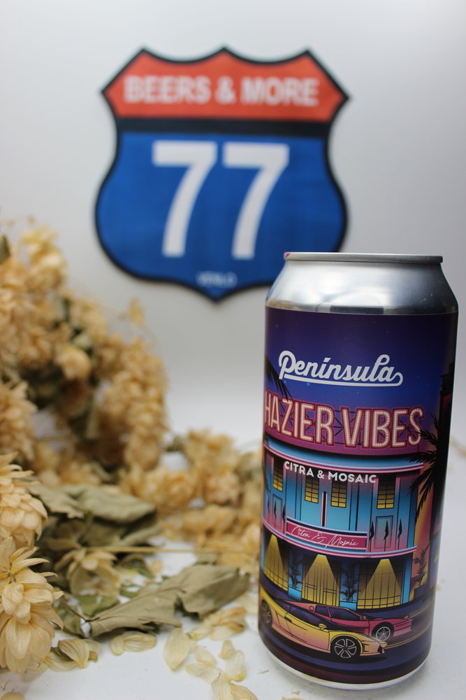 Cervecera Peninsula Peninsula Hazier Vibes Citra & Mosaic Blik 44 cl  8,00%