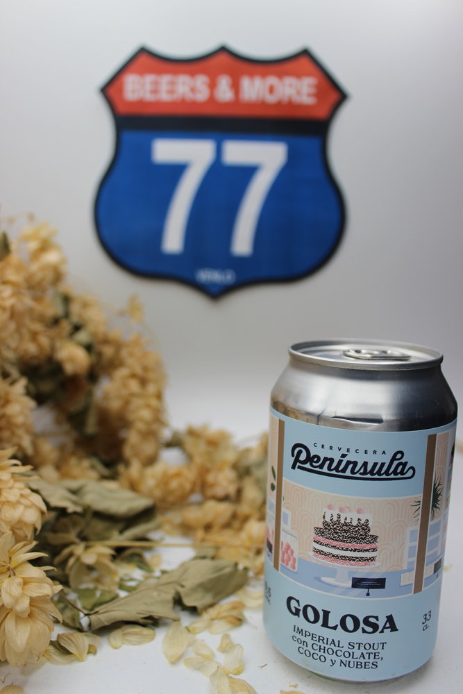 Cervecera Peninsula Peninsula Golosa Stout Blik 33 cl  9,50%