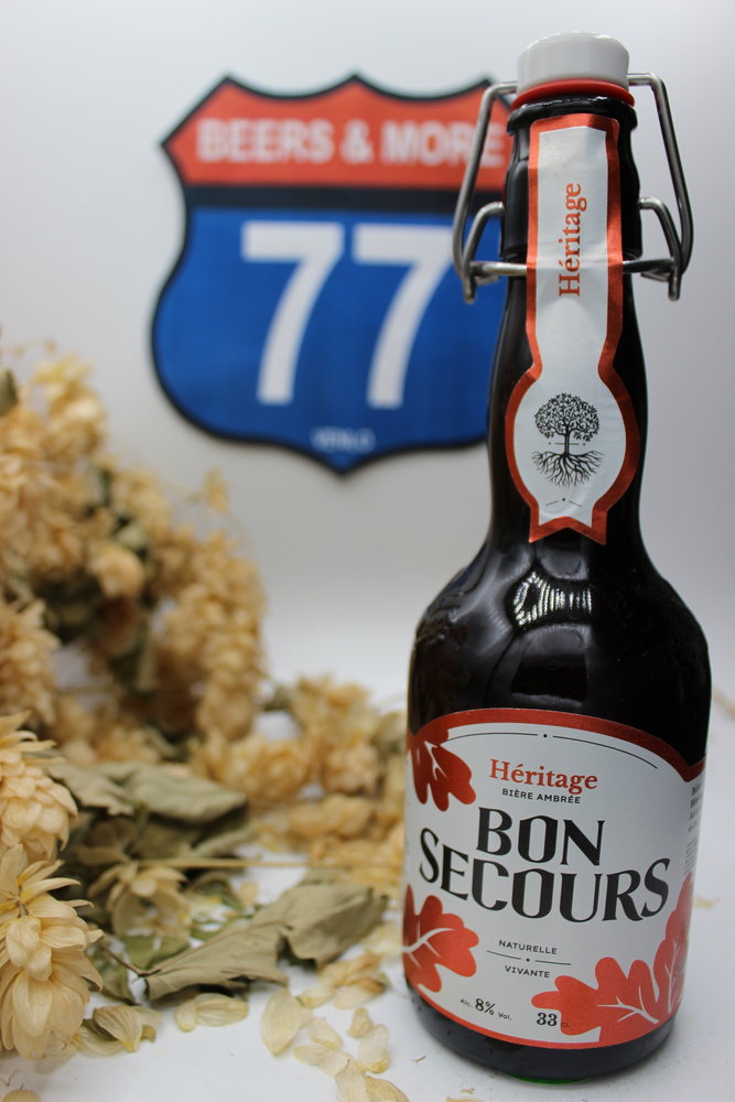 Brasserie Caulier Brasserie Caulier Bon Secours Amber Fles 33 cl  8,00%