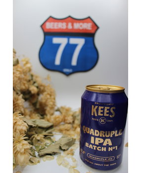 Kees Kees Quadruple IPA Blik 33 cl  12,80% Kees Kees Quadruple IPA Blik 33 cl  12,80%