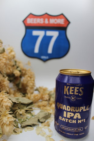Kees Kees Quadruple IPA Blik 33 cl  12,80%