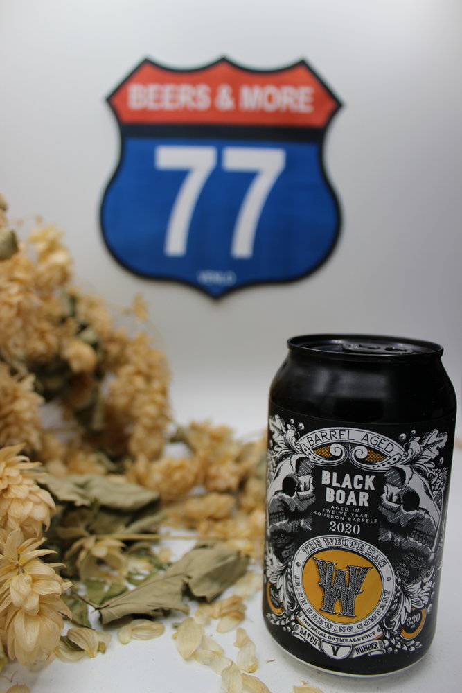 The White Hag The White Hag Black Boar 2020 BA Stout Stout Blik 33 cl  10,20%