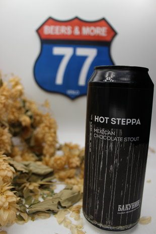 Bakunin Brewing Company Bakunin Hot Steppa Stout Blik 50 cl 7.00%