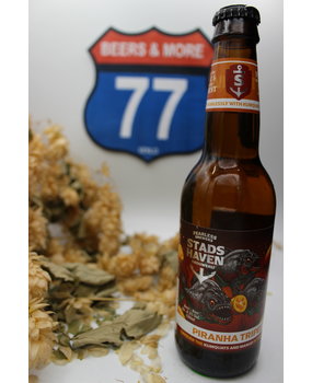 Stadshaven Brouwerij Stadshaven Brouwerij Piranha Tripel Fles 33 cl 8,50% Stadshaven Brouwerij Stadshaven Brouwerij Piranha Tripel Fles 33 cl 8,50%