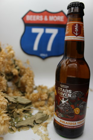 Stadshaven Brouwerij Stadshaven Brouwerij Piranha Tripel Fles 33 cl  8,50%