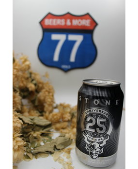 Stone Brewing Company Stone Brewing 25th Anniversary Triple IPA blik 35.5 cl  12,50% Stone Brewing Company Stone Brewing 25th Anniversary Triple IPA blik 35.5 cl  12,50%