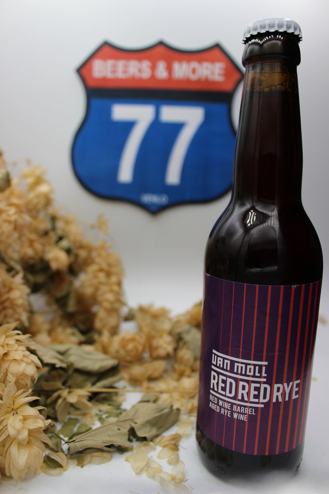 Van Moll Van Moll Red Red Rye BA Rye Wine fles 33 cl  11,50%