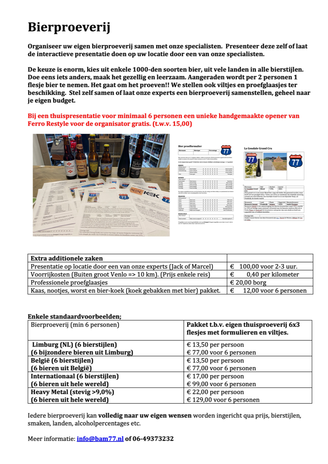 Bierproeverij Heavy Metal Bierproeverij Heavy Metal