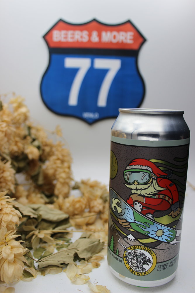 Amundsen Bryggeri Amundsen Bryggeri Sticky Little Fingers Stout Blik 44 cl  13,50%