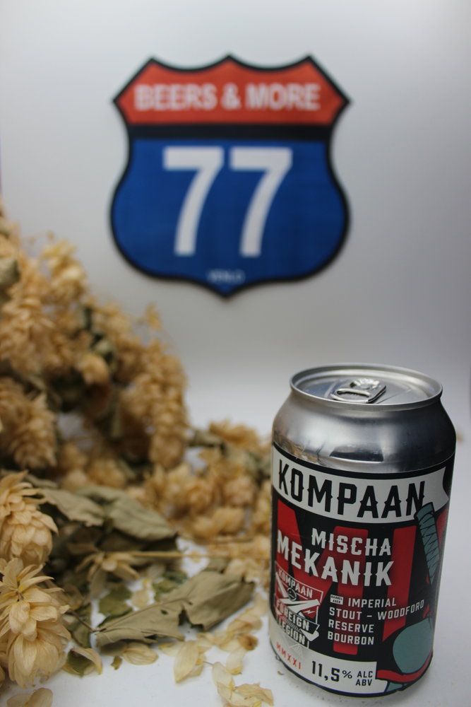 Kompaan Kompaan Mischa Mekanik BA Imperial Stout Blik 33 cl  11,50%