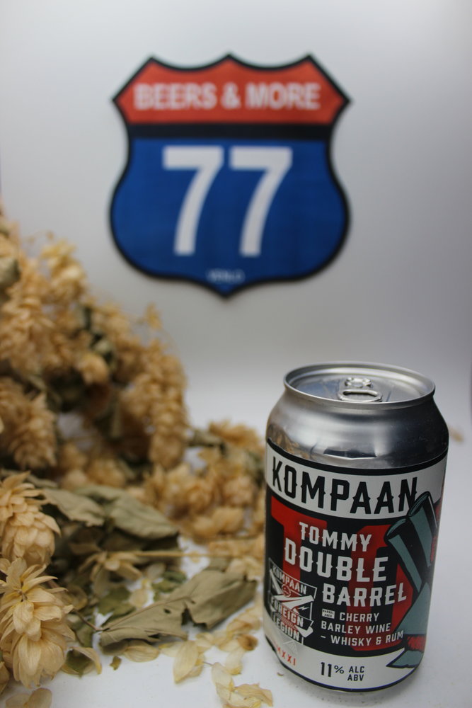 Kompaan Kompaan Tommy Double Barrel BA Cherry Barley Wine Blik 33 cl  11,00%