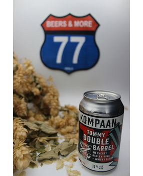 Kompaan Kompaan Tommy Double Barrel BA Cherry Barley Wine Blik 33 cl  11,00%