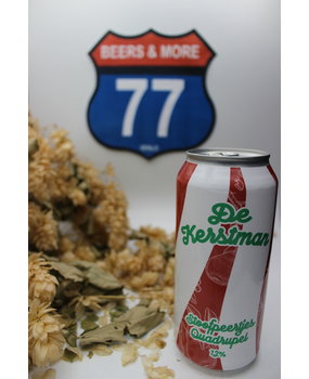 Brouwerij De Man Brouwerij De Man De Kerstman Stoofpeertjes Qaudrupel Blik 44cl 12%