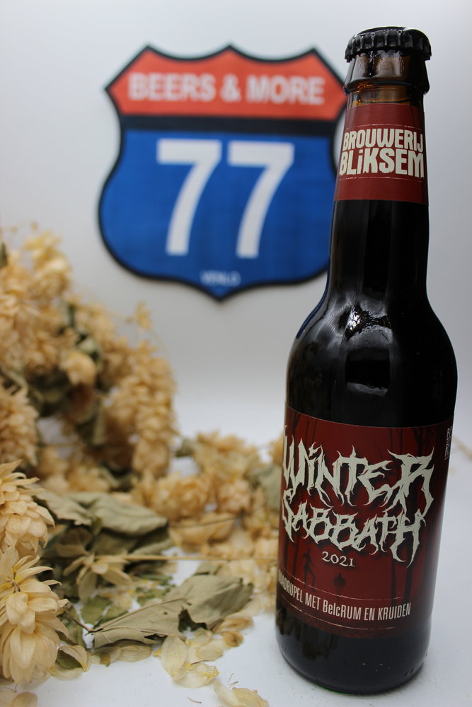 Brouwerij Bliksem Brouwerij Bliksem Winter Sabbath 2021 Quadrupel Fles 33 cl  11,00%