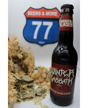 Brouwerij Bliksem Brouwerij Bliksem Winter Sabbath 2021 Quadrupel Fles 33 cl  11,00%