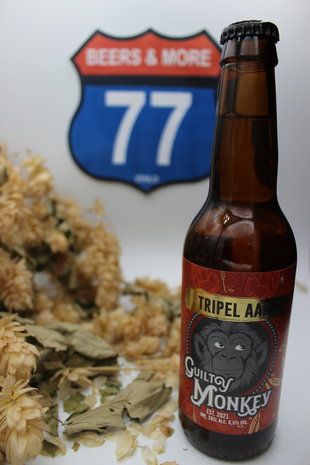 Guilty Monkey Brewery Guilty Monkey Brewery Tripel Aap Fles 33 cl  9,50%