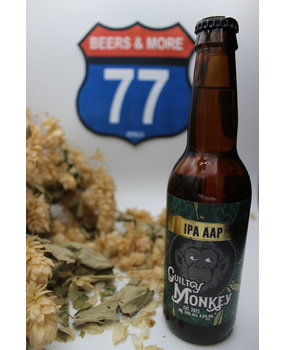 Guilty Monkey Brewery Guilty Monkey Brewery IPA Aap Fles 33 cl  6,60% Guilty Monkey Brewery Guilty Monkey Brewery IPA Aap Fles 33 cl  6,60%