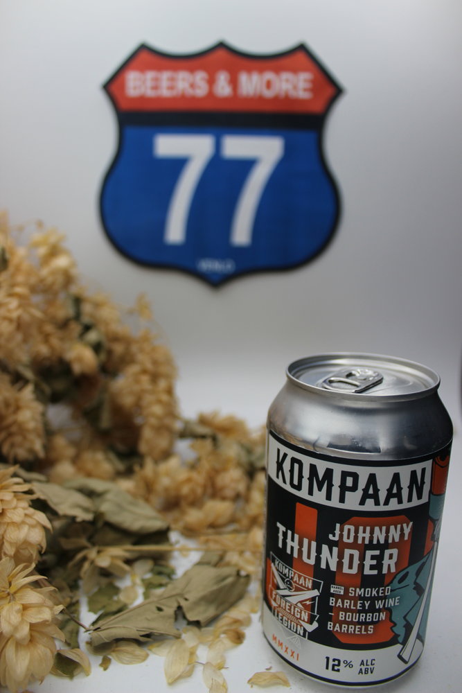 Kompaan Kompaan Johnny Thunder BA Barley Wine Blik 33 cl  12,00%