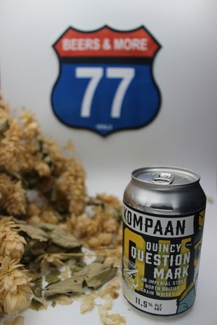Kompaan Kompaan Quincy Question Mark BA Imperial Stout Blik 33 cl  11,50%