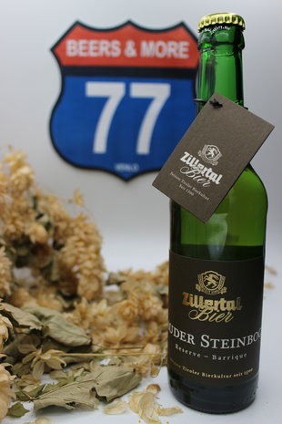 Zillertal Bier Zillertal Bier Gauder Steinbock Fles 33 cl  9,50% Zillertal Bier Zillertal Bier Gauder Steinbock Fles 33 cl  9,50%