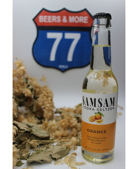 SamSam SamSam Vodka Seltzer Orange Overig Blik 33 cl  4,50% SamSam SamSam Vodka Seltzer Orange Overig Blik 33 cl  4,50%